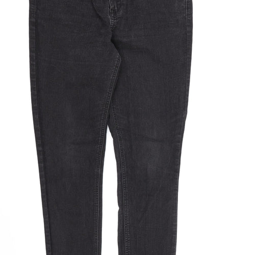 George Womens Black  Denim Skinny Jeans Size 12 L28 in