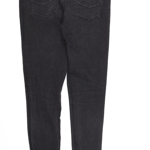 George Womens Black  Denim Skinny Jeans Size 12 L28 in