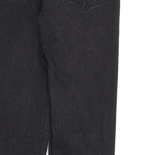George Womens Black  Denim Skinny Jeans Size 12 L28 in