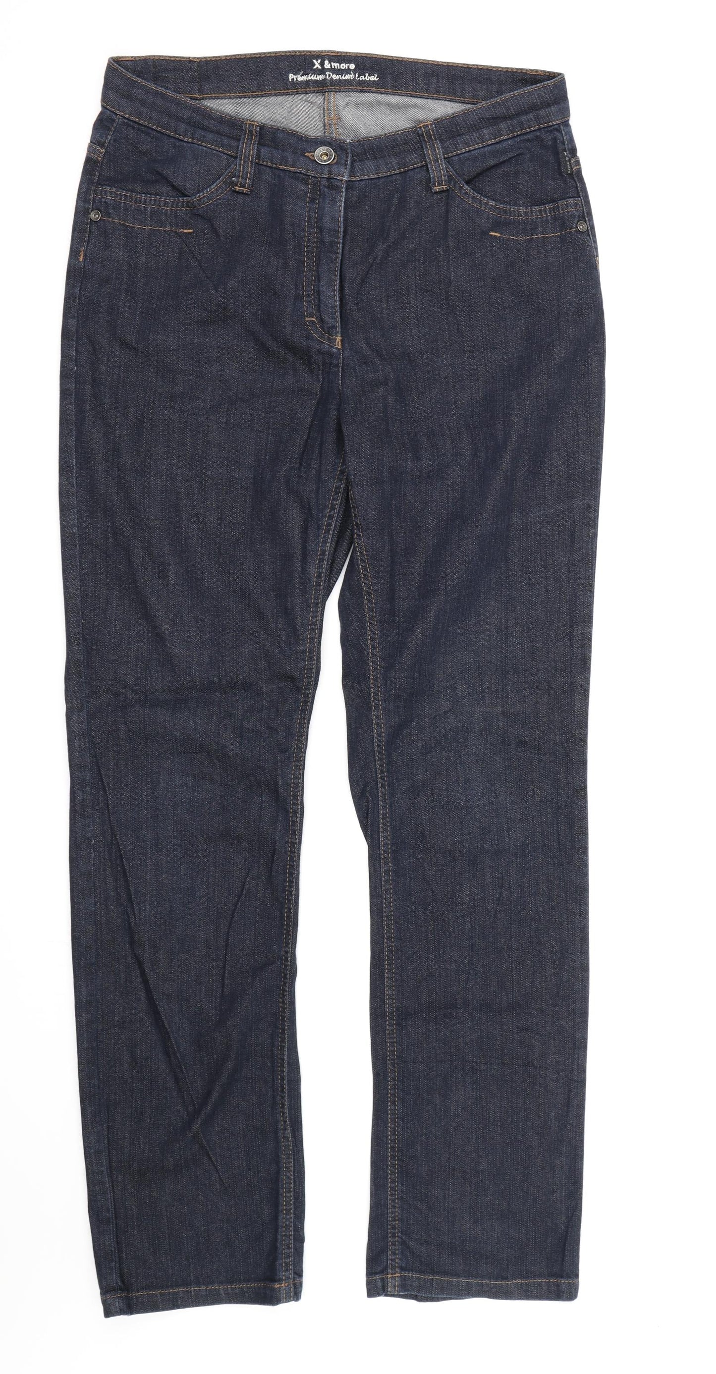 BRAX Womens Blue  Denim Straight Jeans  L30 in
