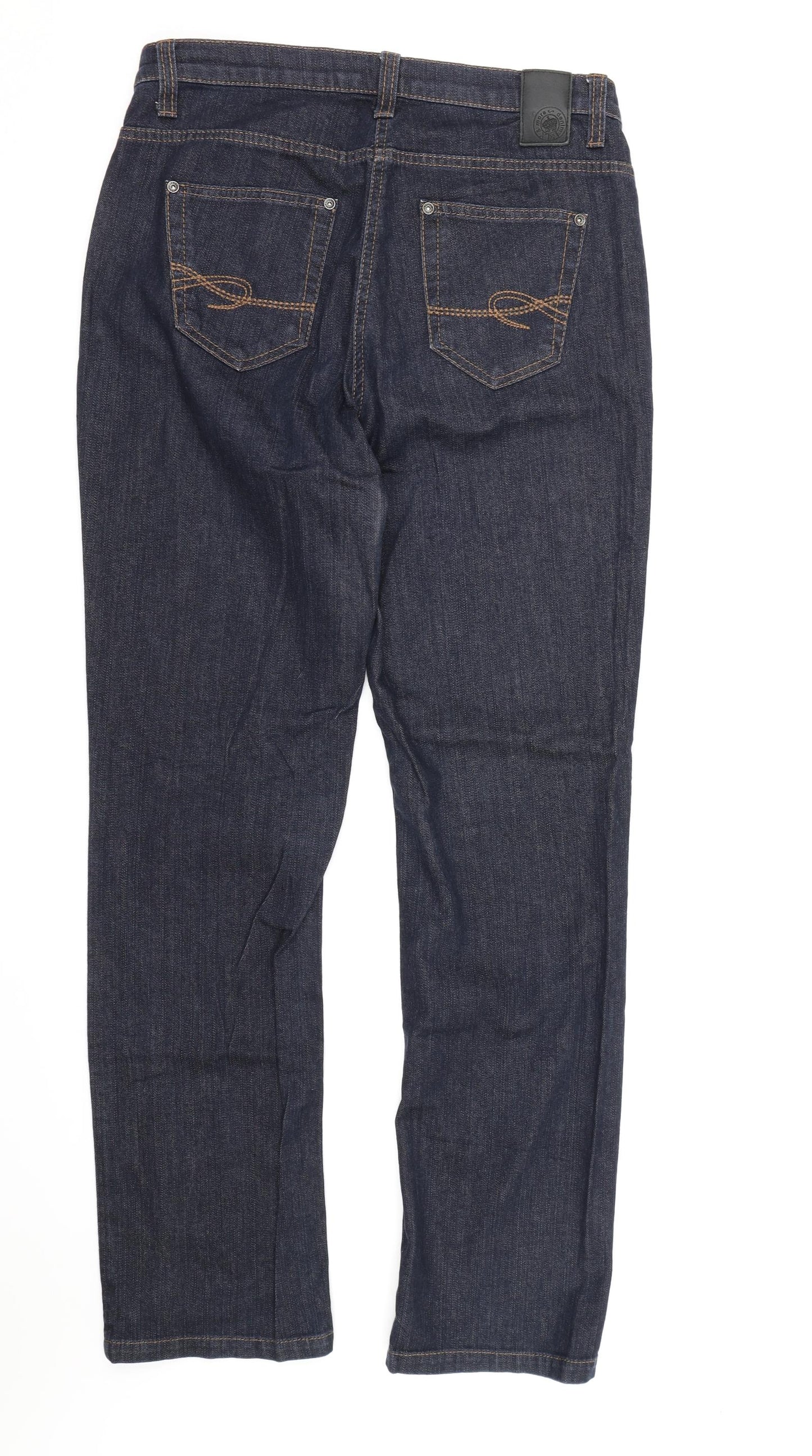 BRAX Womens Blue  Denim Straight Jeans  L30 in