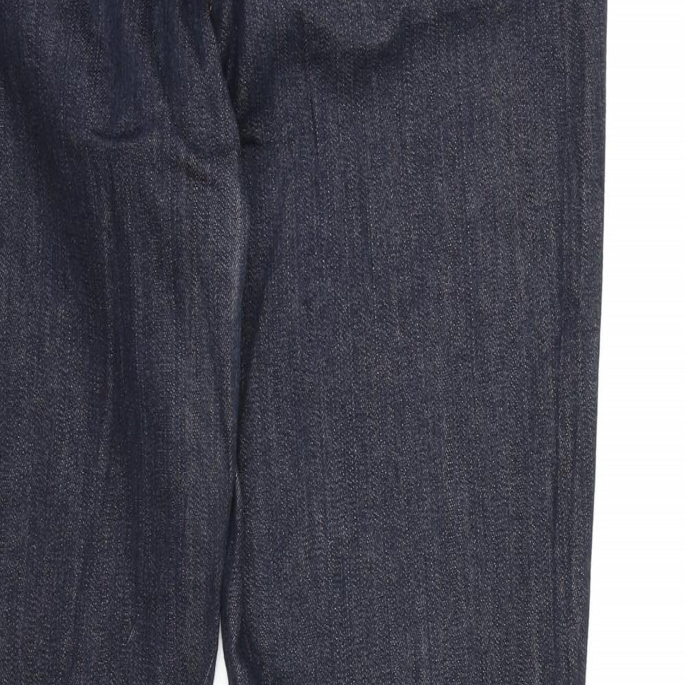 BRAX Womens Blue  Denim Straight Jeans  L30 in