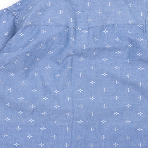 Charlie & Me Boys Blue  Denim Basic Button-Up Size 3 Years