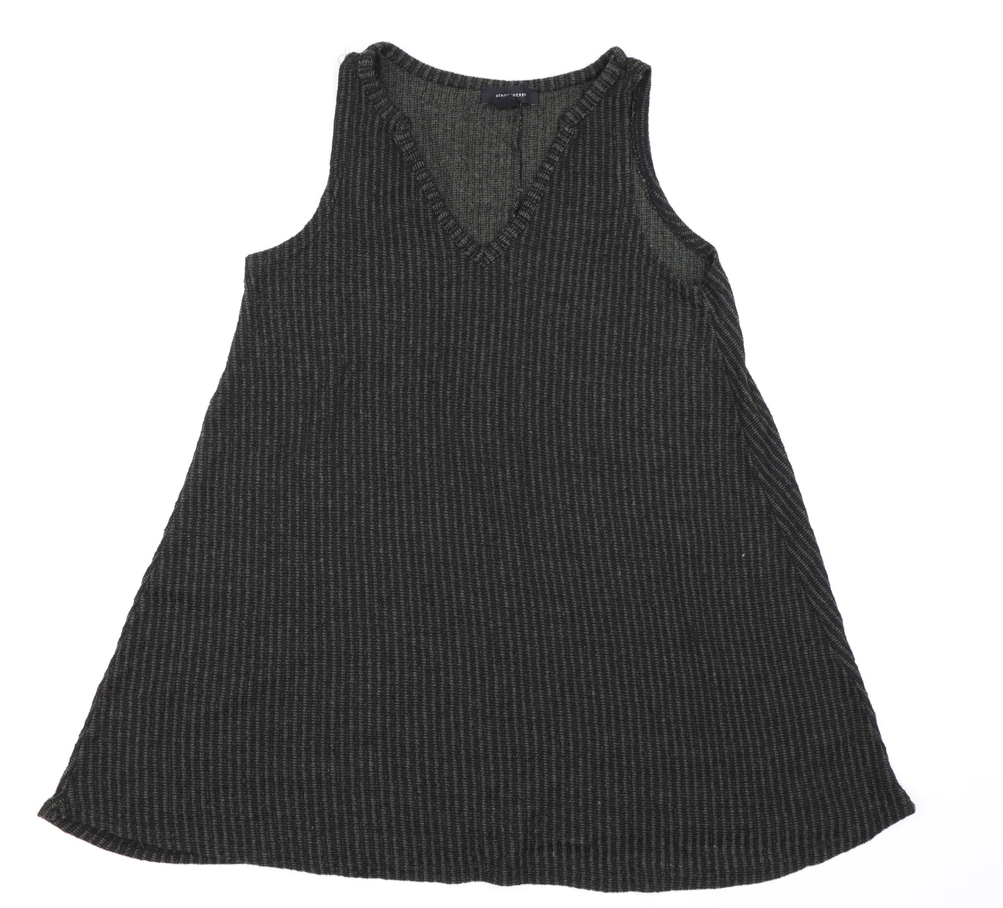 Atmosphere Womens Green  Knit Vest Jumper Size 16