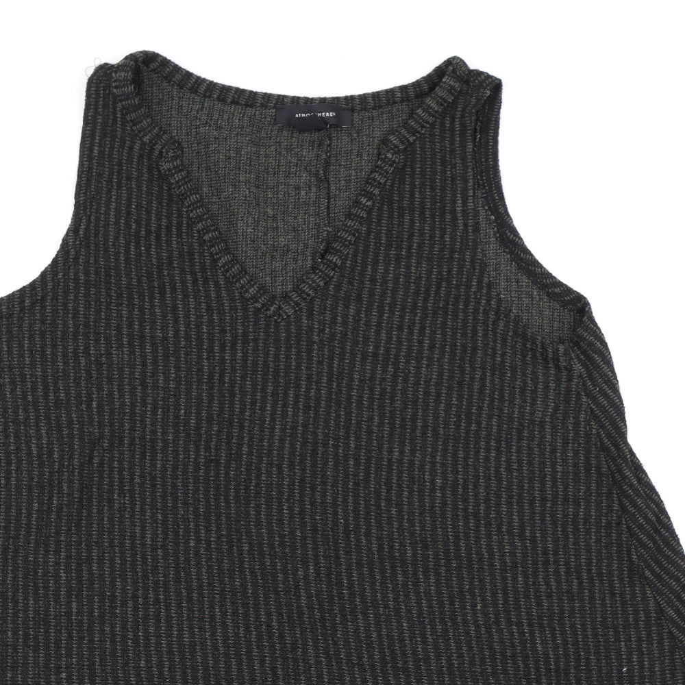 Atmosphere Womens Green  Knit Vest Jumper Size 16
