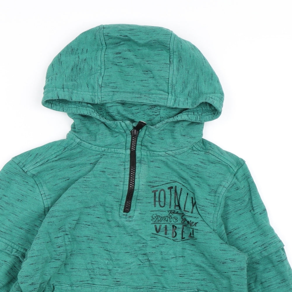 George Boys Green  Jersey Pullover Hoodie Size 8-9 Years