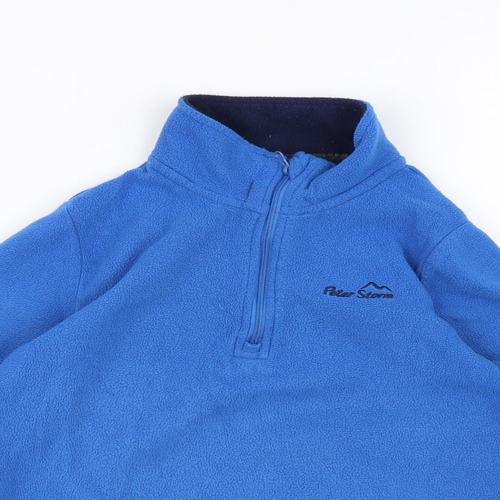 Peter Storm Boys Blue  Fleece Jacket  Size 5-6 Years