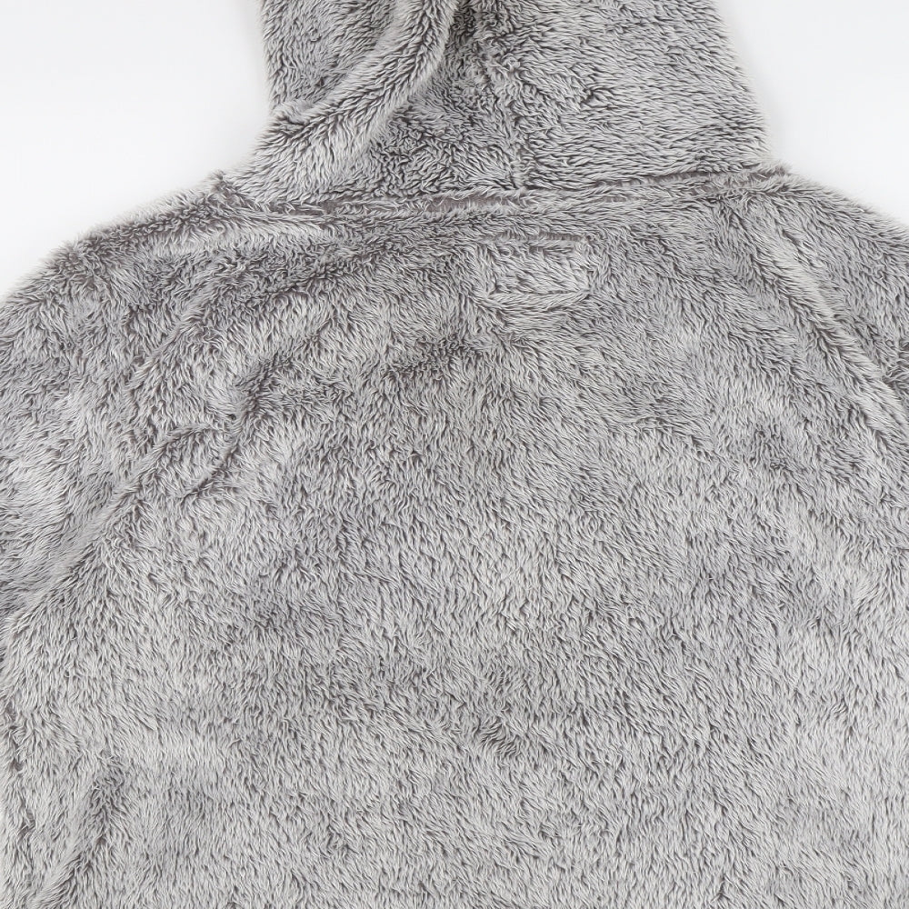 F&F Womens Silver  Fleece Top One Piece Size L