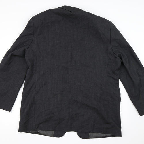 Marks and Spencer Mens Grey  Rayon Jacket Suit Jacket Size 46