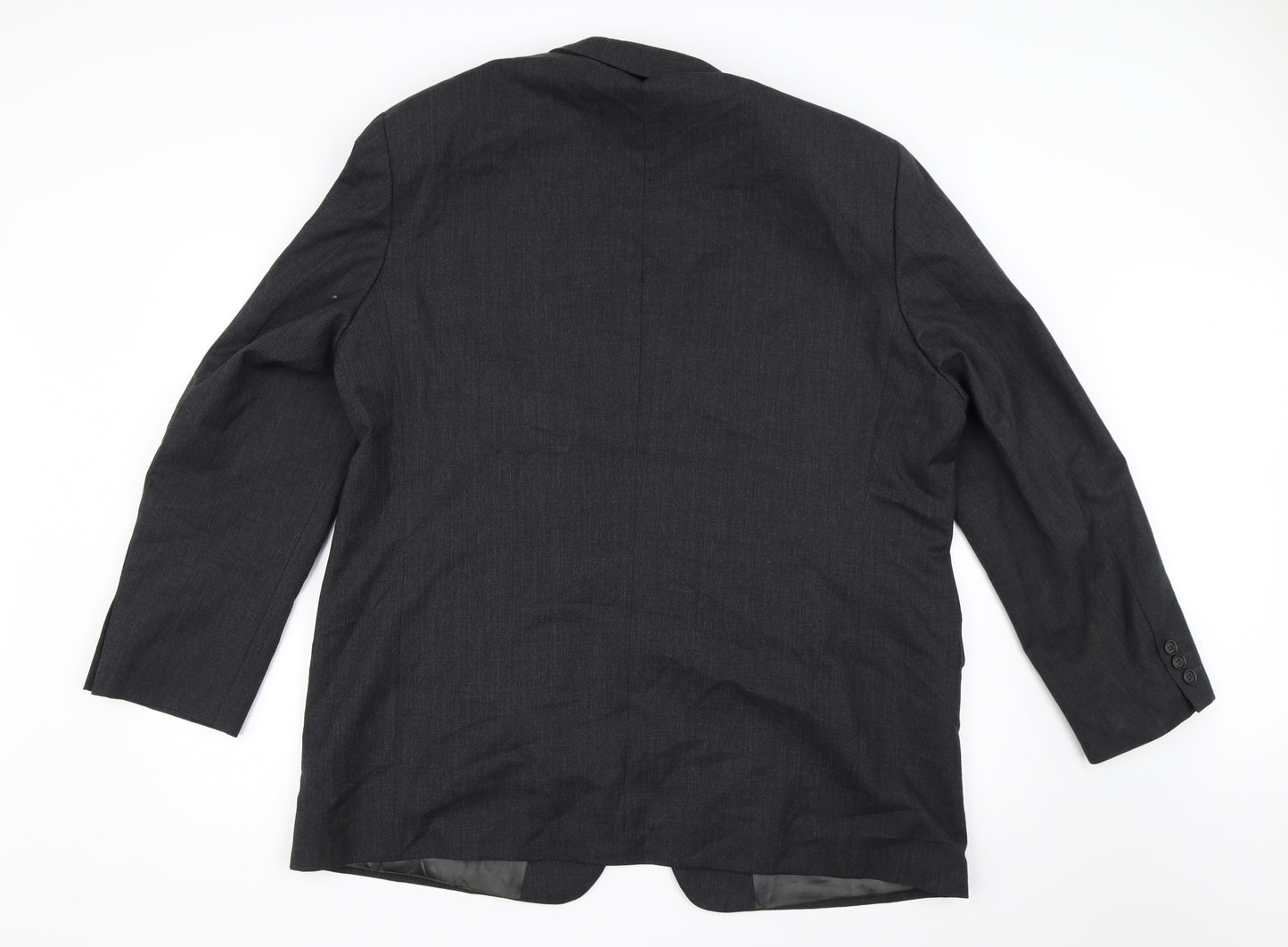 Marks and Spencer Mens Grey  Rayon Jacket Suit Jacket Size 46