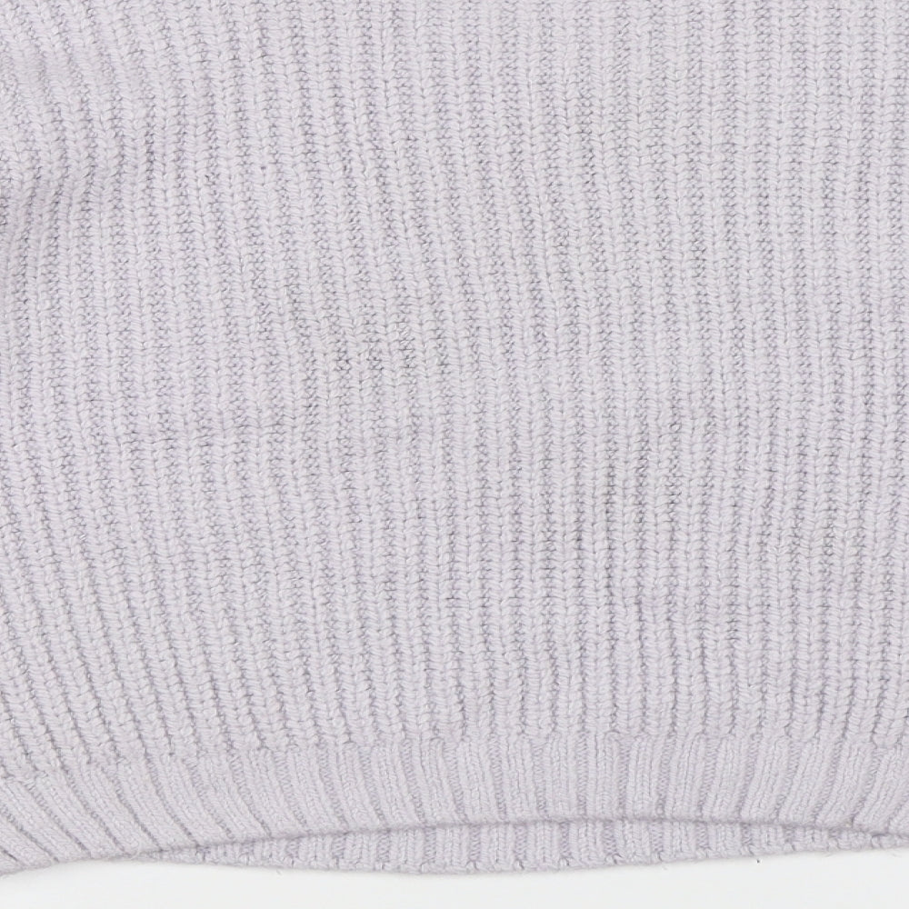 TU Womens Purple  Knit Pullover Jumper Size 12