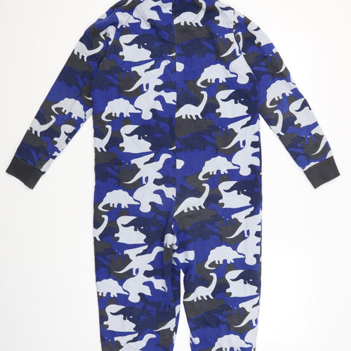 M&S Boys Blue Camouflage   One Piece Size 11-12 Years  - DINOSAUR