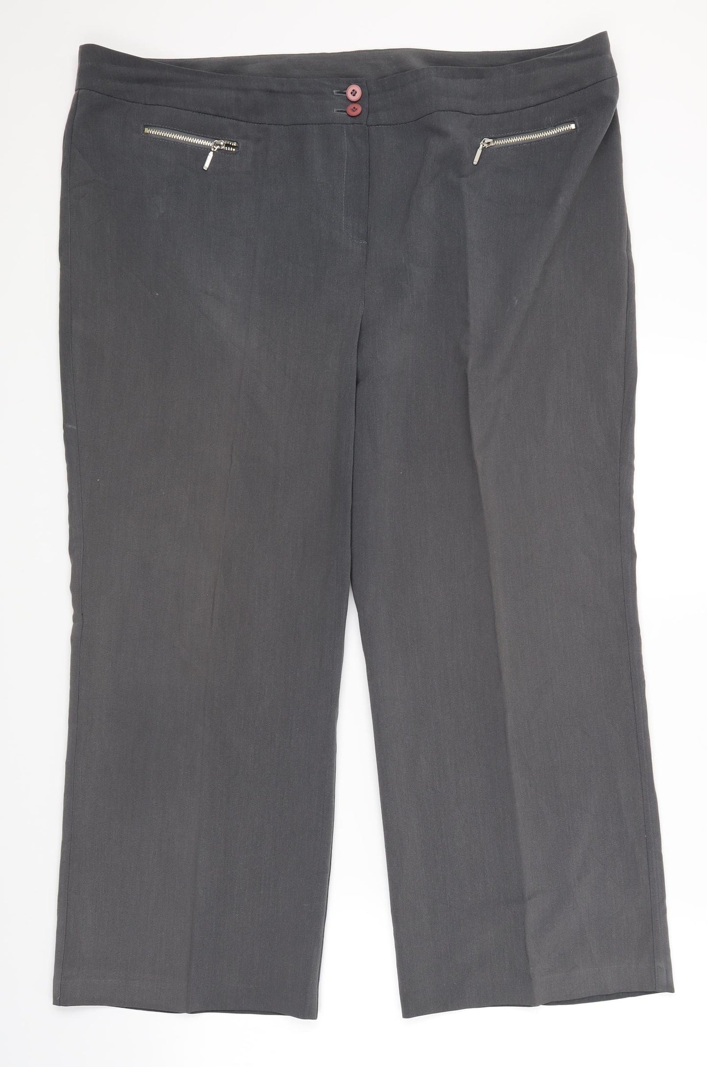 CMD Womens Grey   Trouser Suit Suit Trousers Size 20 L26 in