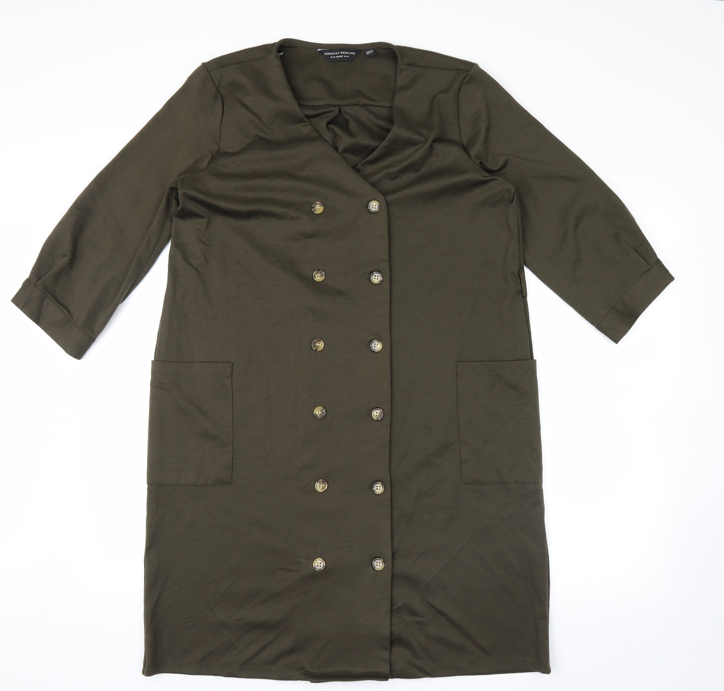 Dorothy Perkins Womens Green   Jacket  Size 14
