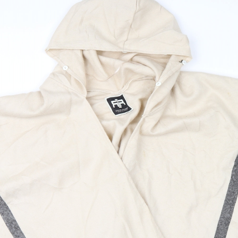 River Island Womens Beige   Tunic Jumper One Size  - poncho