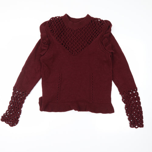 Very Womens Red   Pullover Jumper Size 14