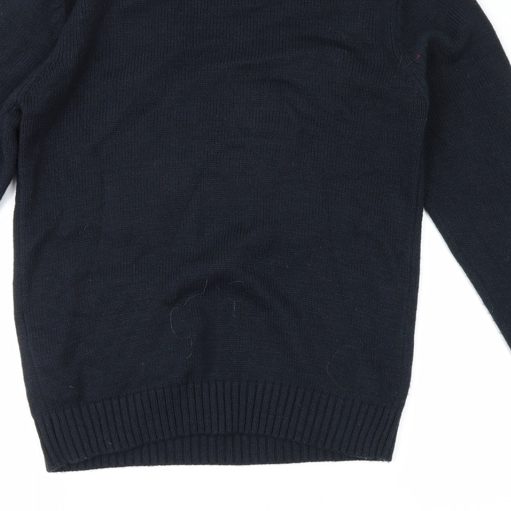 Cedar Wood State Mens Blue   Pullover Jumper Size XS  - santa