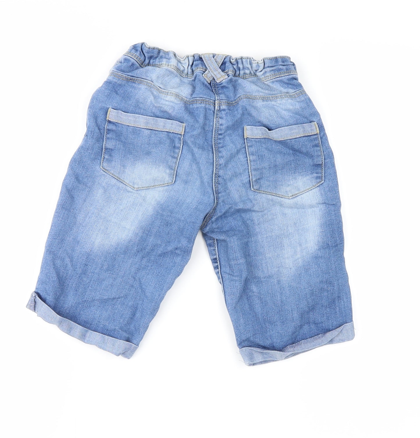 Nutmeg Boys Blue  Denim Cargo Shorts Size 9-10 Years