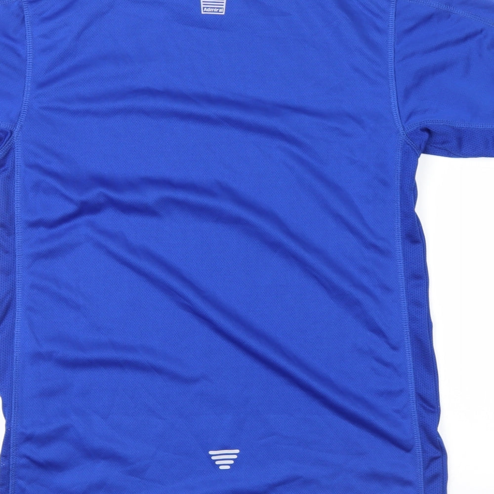 Admiral Mens Blue    T-Shirt Size S
