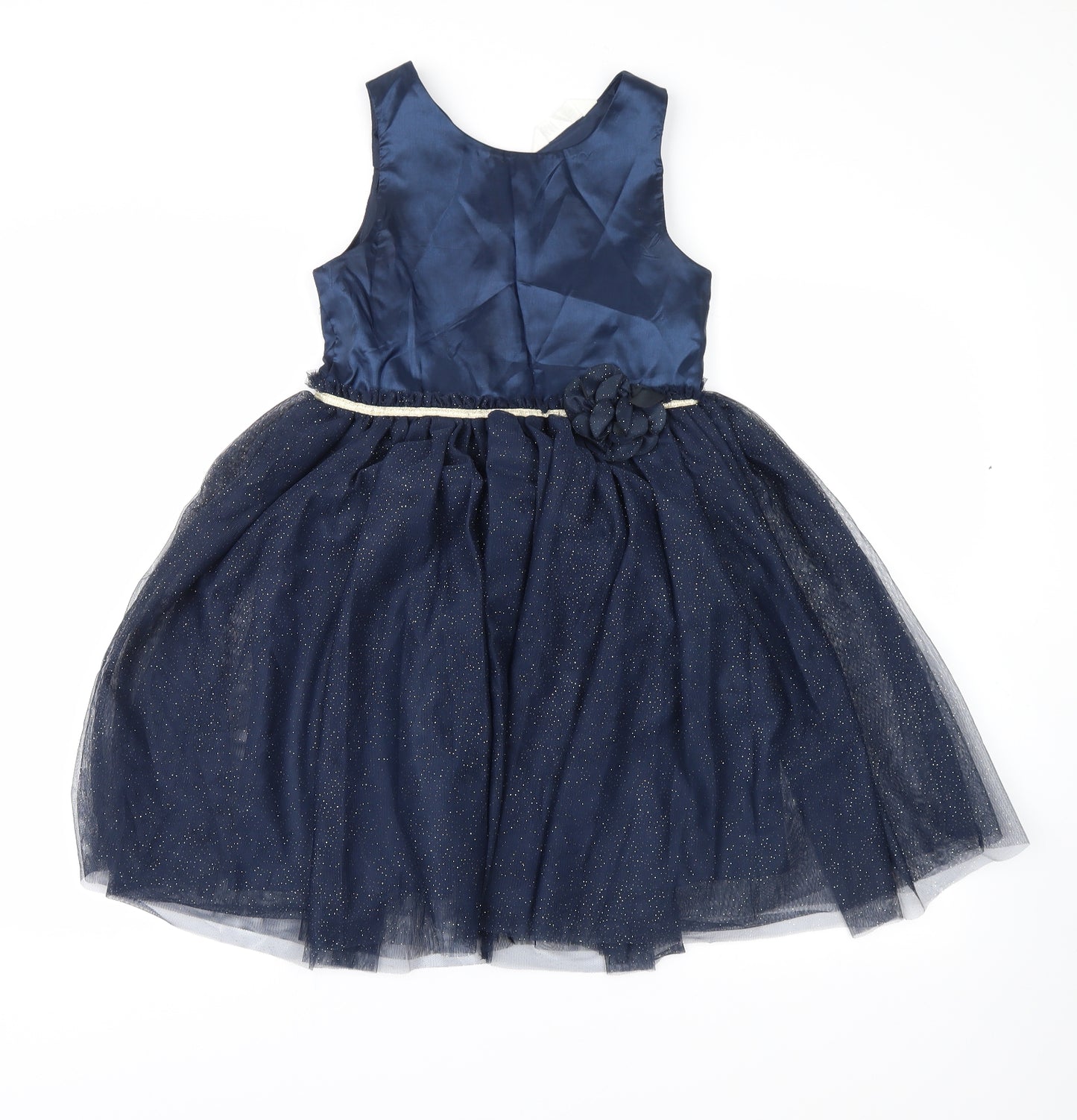 H&M Girls Blue   Ball Gown  Size 8-9 Years
