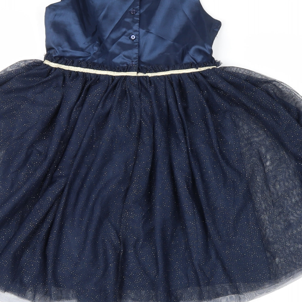 H&M Girls Blue   Ball Gown  Size 8-9 Years