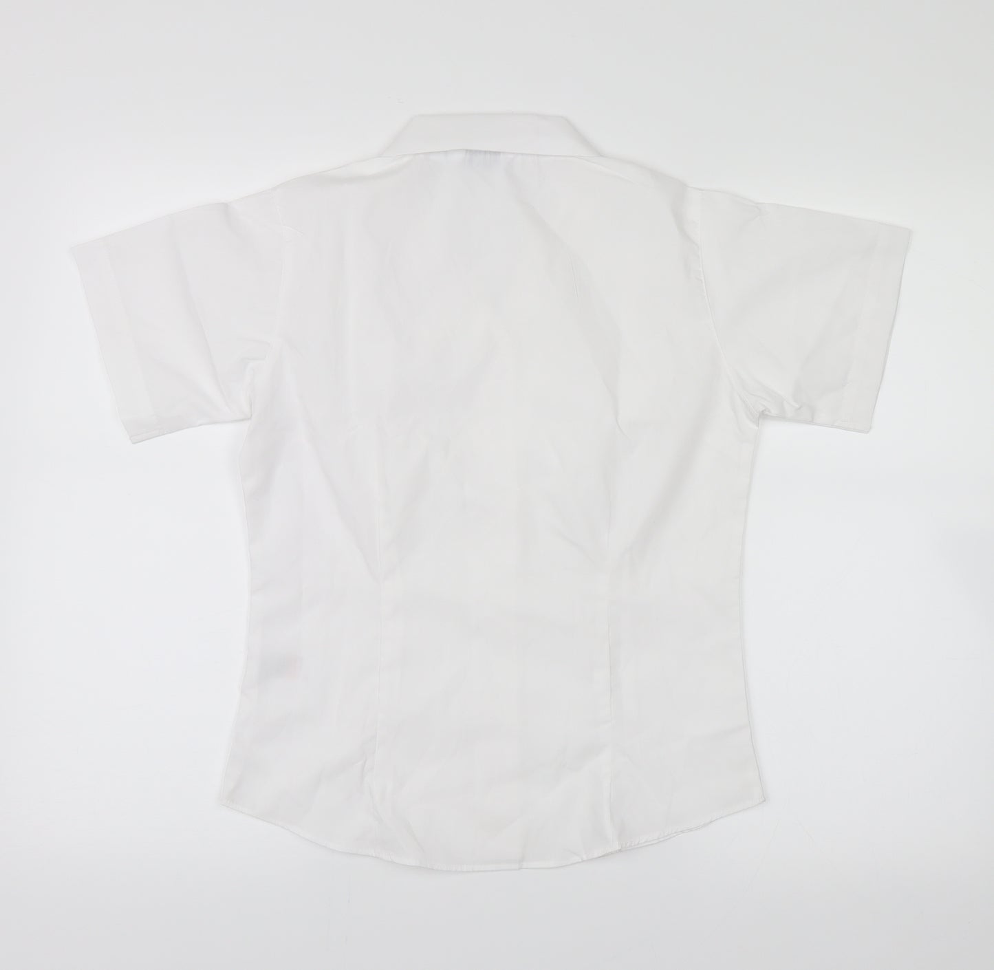 trutext Womens White   Basic Button-Up Size 4