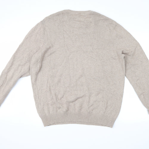 Maine New England Mens Beige   Pullover Jumper Size XL