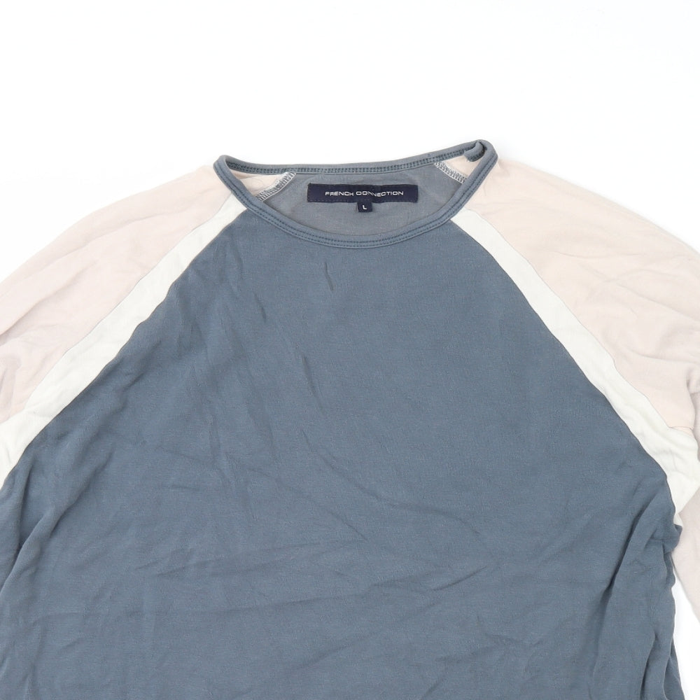 French Connection Womens Pink   Basic Blouse Size L