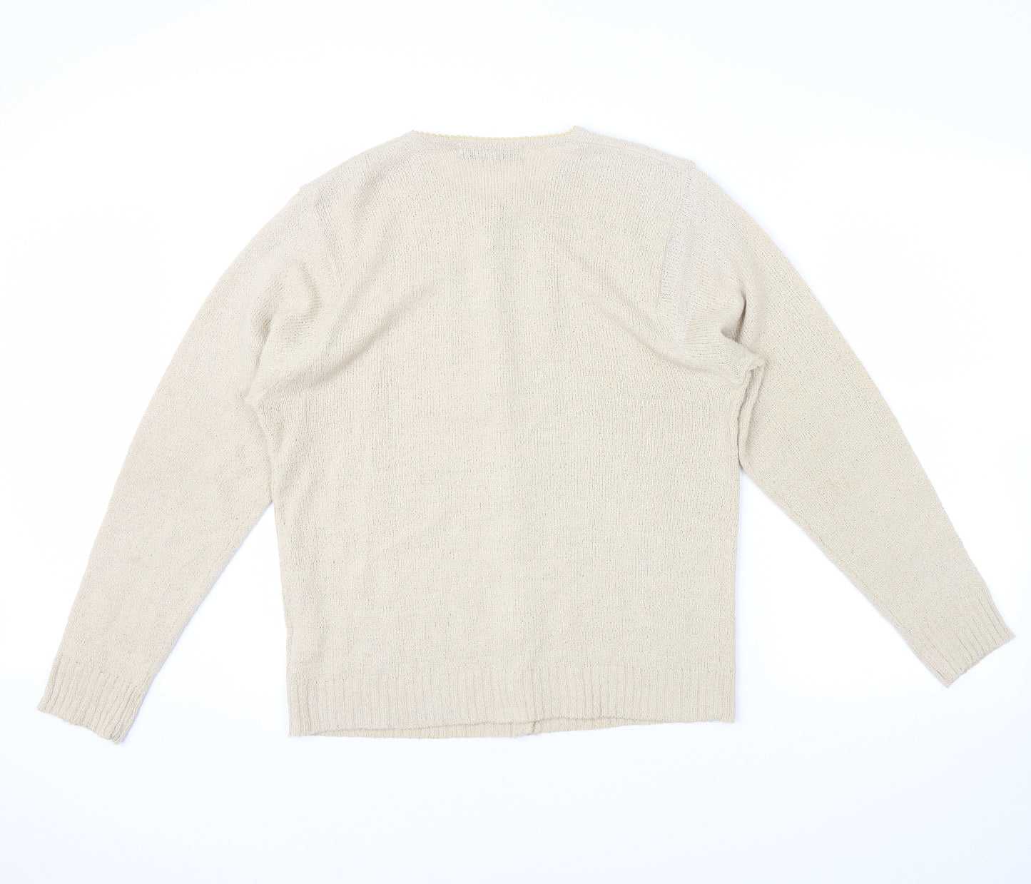 Beaumonde Womens Beige   Cardigan Jumper Size 10