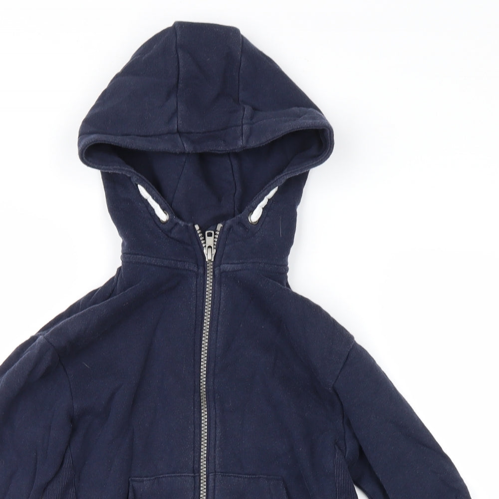 Marks and Spencer Boys Blue   Full Zip Hoodie Size 6-7 Years