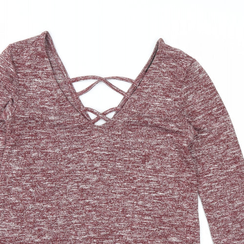 Miss Selfridge Womens Red   Pullover Jumper Size 4