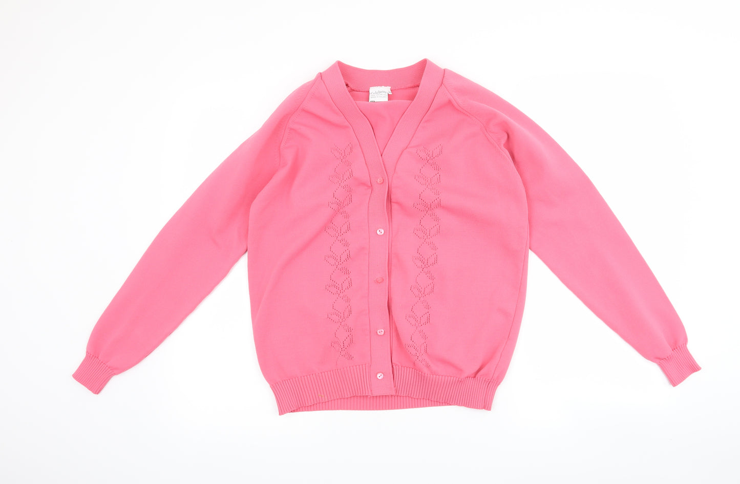 Celebrity Womens Orange   Cardigan Jumper Size M