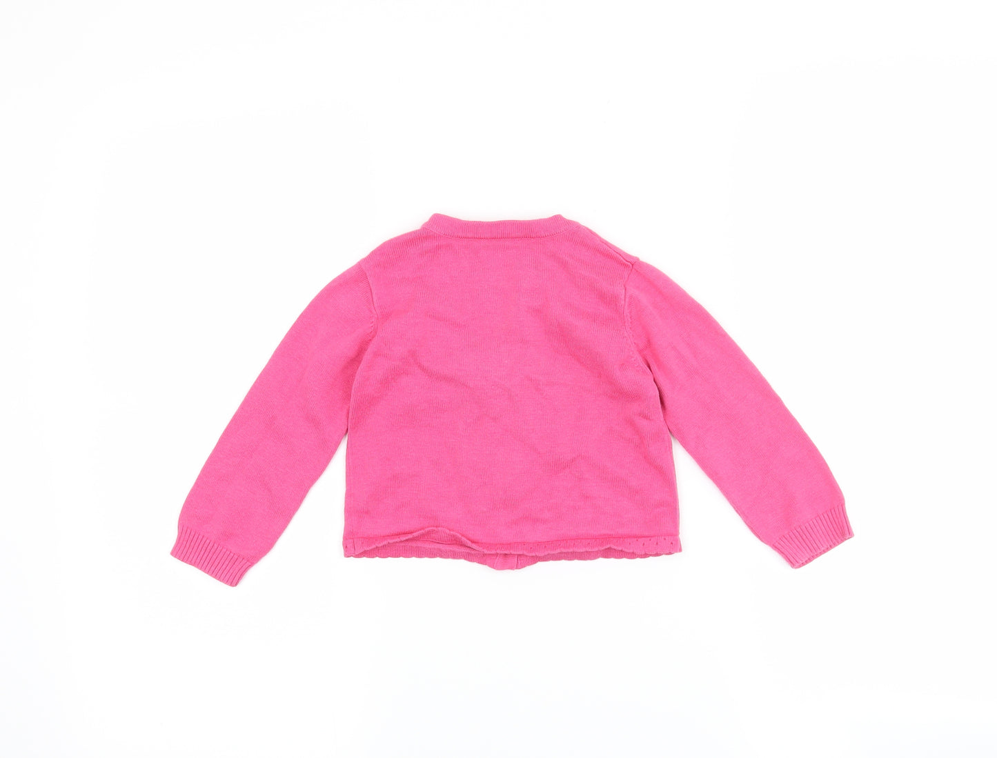 Nutmeg Girls Pink   Cardigan Jumper Size 18-24 Months
