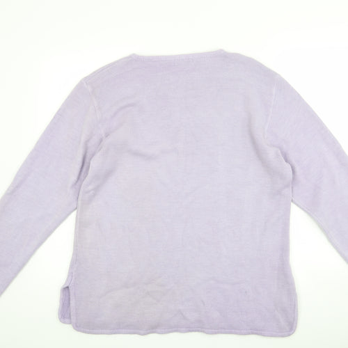Sarah Hamilton Womens Purple   Pullover Jumper Size L