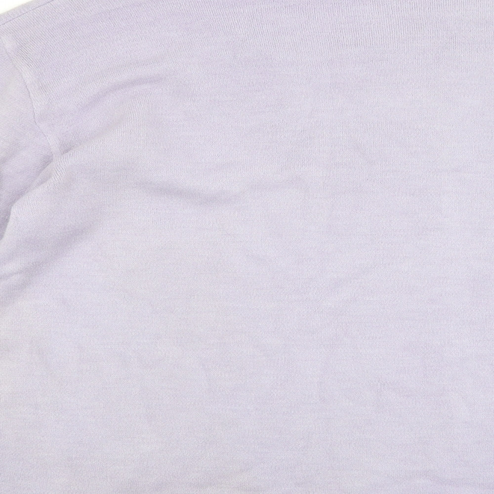 Sarah Hamilton Womens Purple   Pullover Jumper Size L