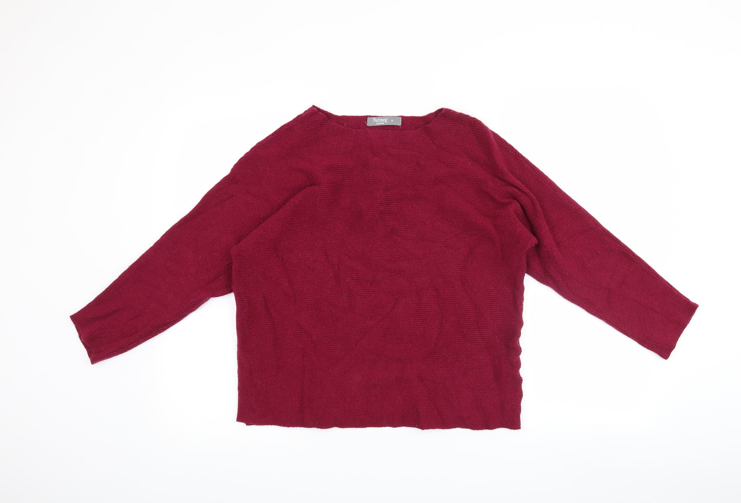 Nutmeg Womens Pink   Pullover Jumper Size 8