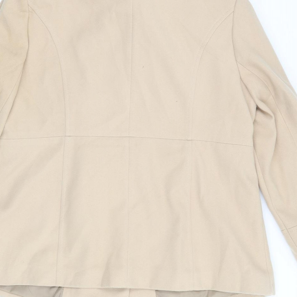 ISLE Womens Beige   Jacket Coat Size 18