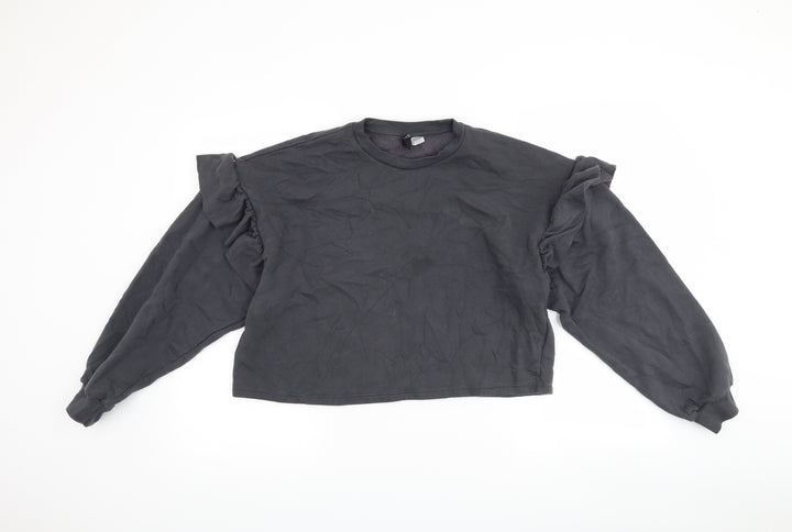 H&M Womens Grey   Pullover Jumper Size M
