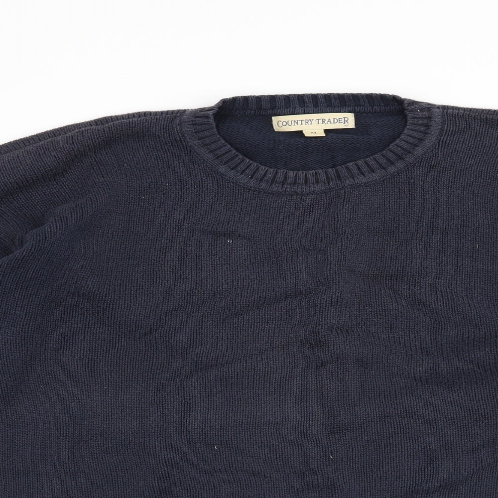 Country Trader Mens Blue   Pullover Jumper Size M