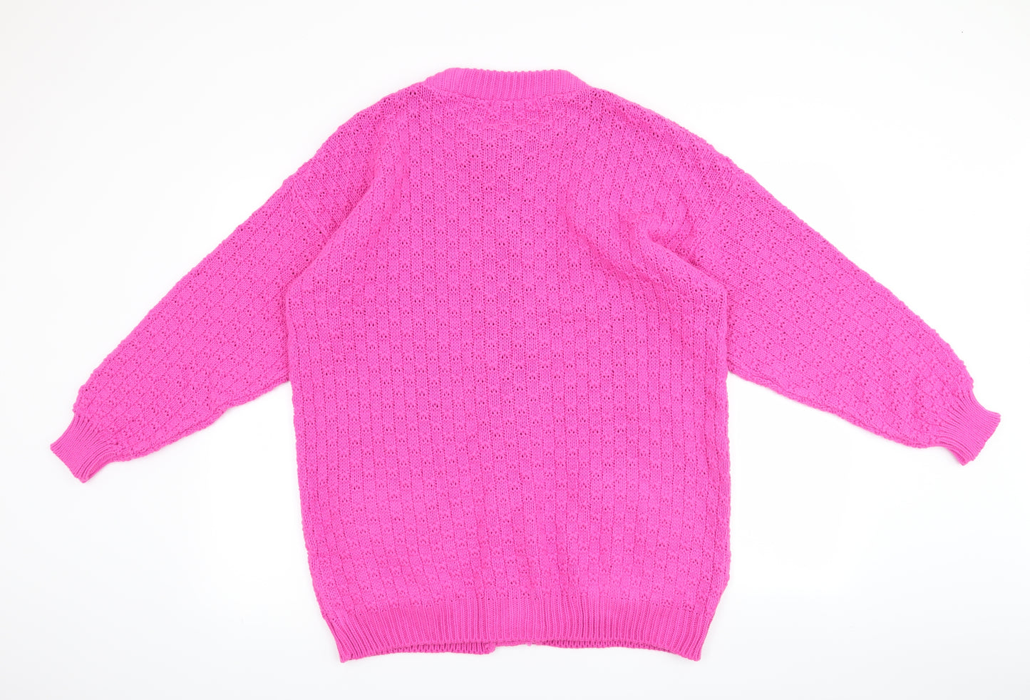 PINK Womens Pink   Cardigan Jumper Size M