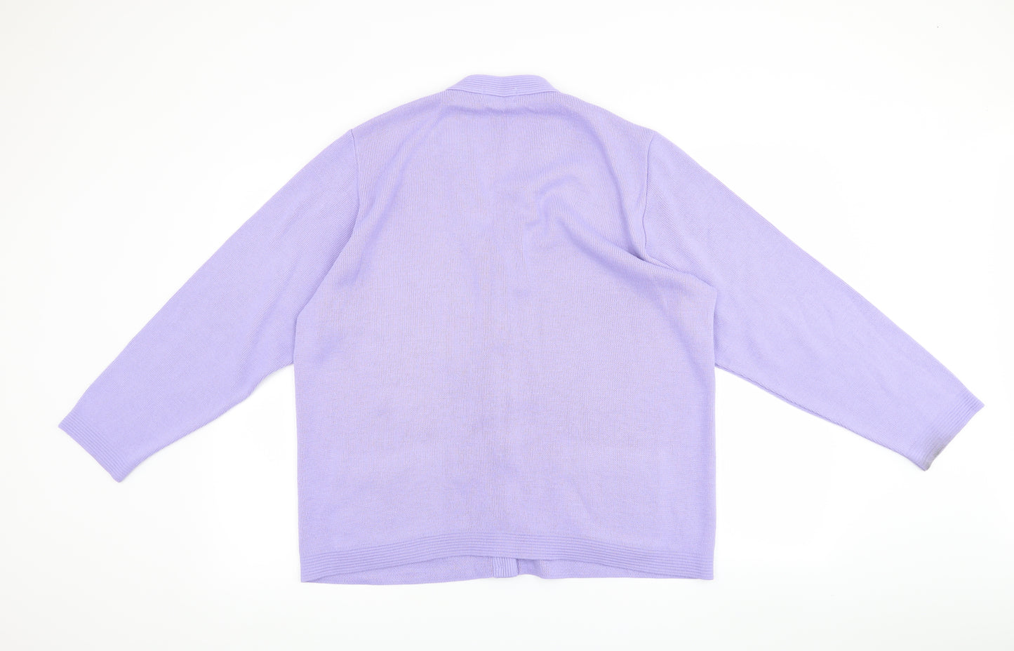 CARE Womens Purple   Cardigan Jumper Size L