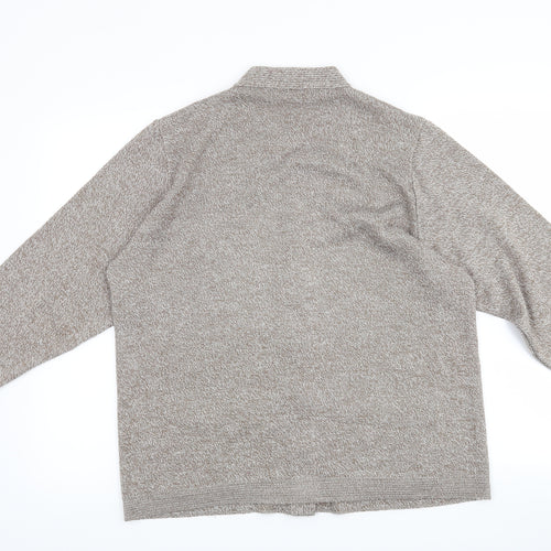 CARE Womens Beige   Cardigan Jumper Size L