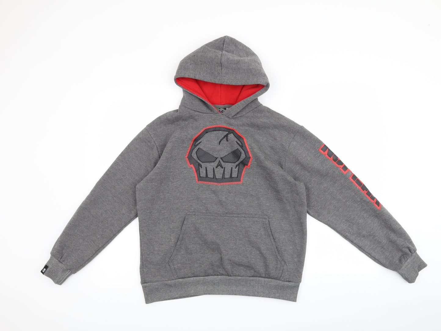 No Fear Boys Grey   Pullover Hoodie Size 11-12 Years