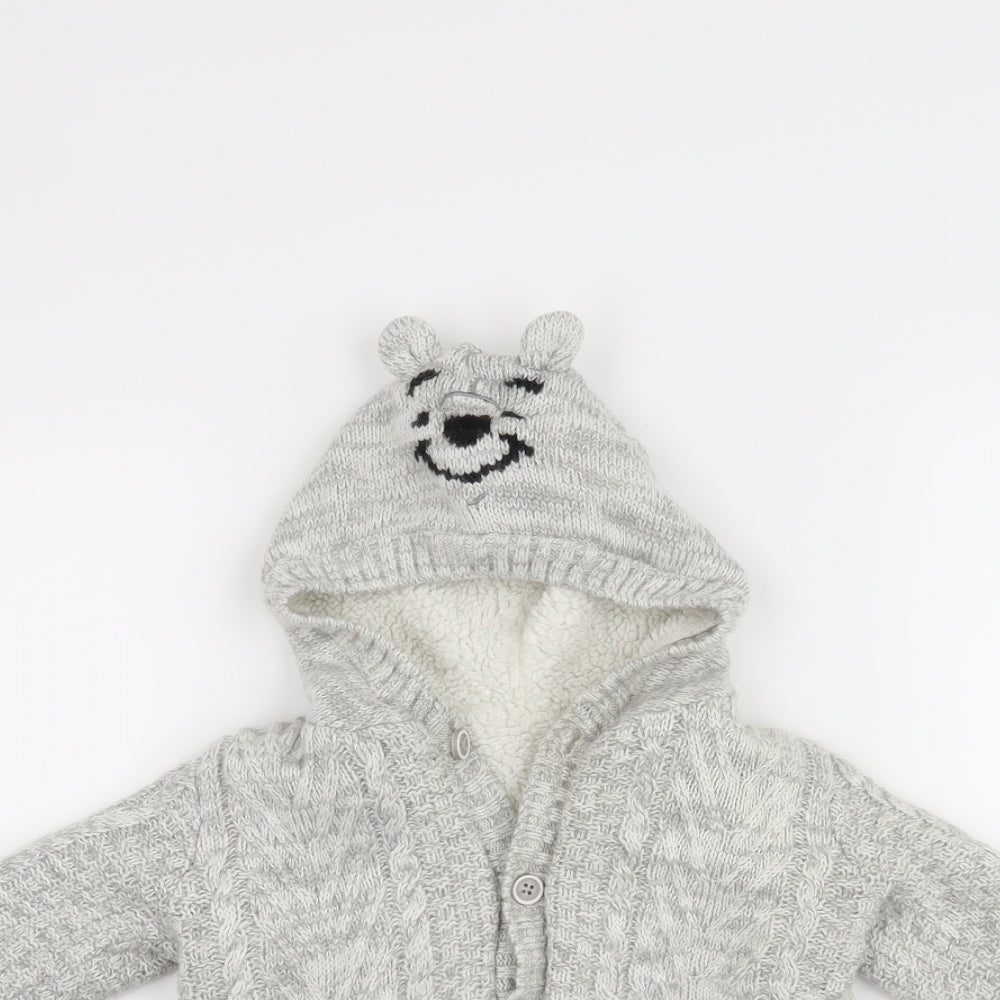 George Baby Grey   Cardigan Jumper Size 12-18 Months