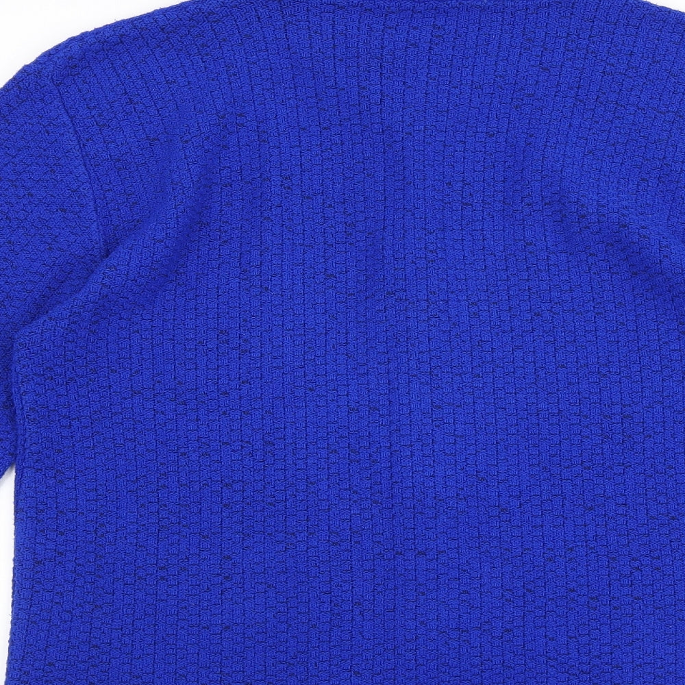Glimpse Womens Blue   Cardigan Jumper Size L