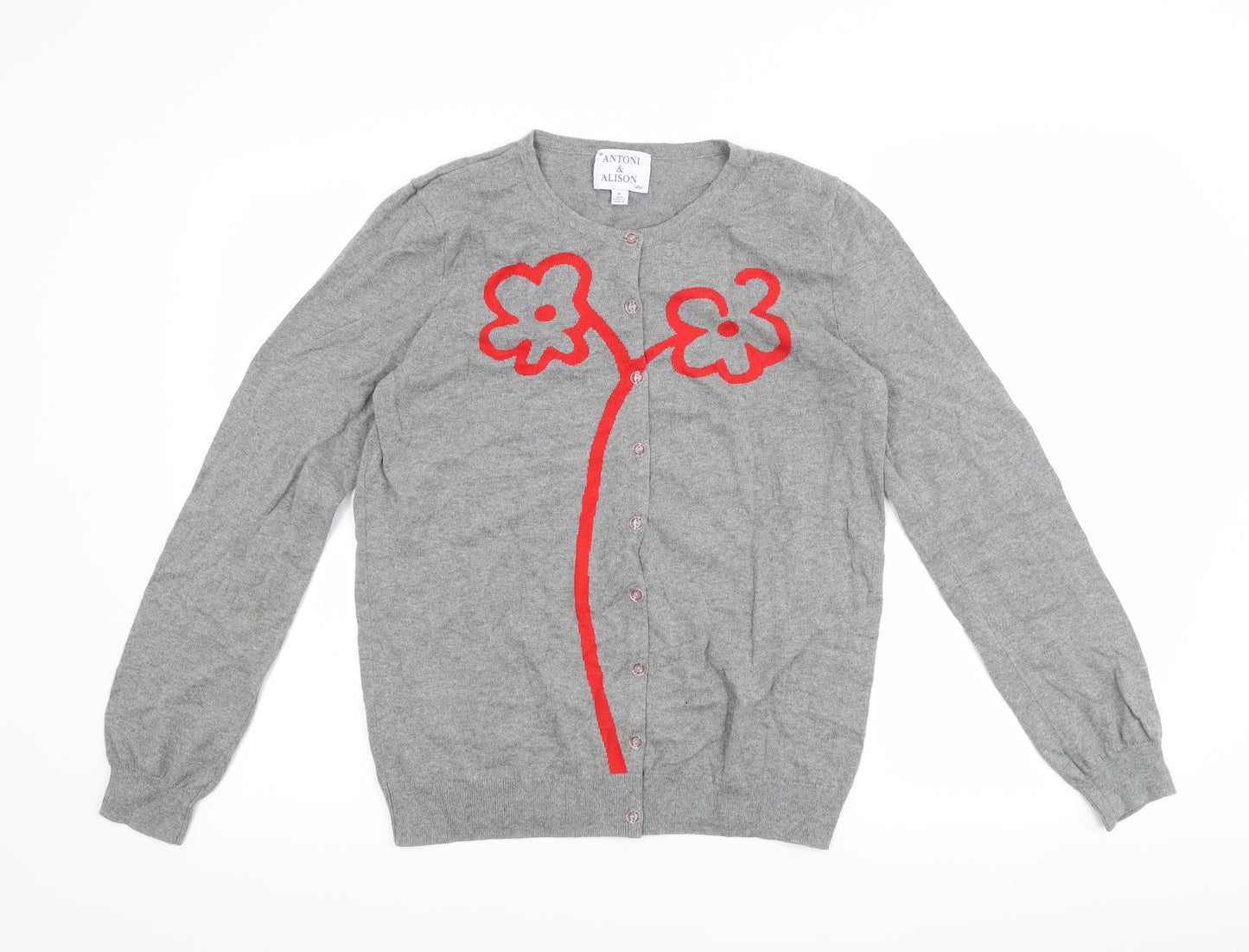 Antoni & Alison Womens Grey   Cardigan Jumper Size XL