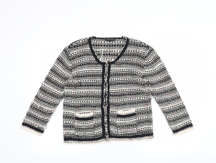 Topshop Womens Black   Cardigan Jumper Size 10