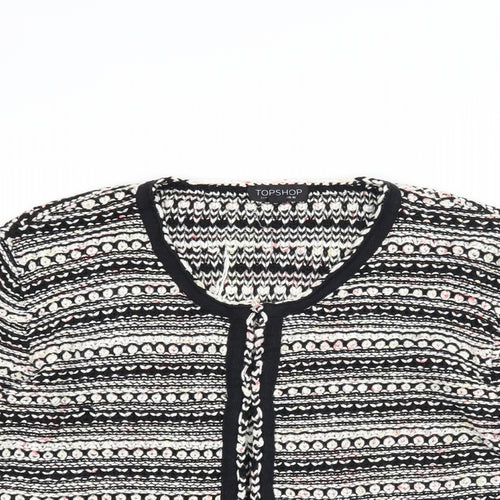 Topshop Womens Black   Cardigan Jumper Size 10