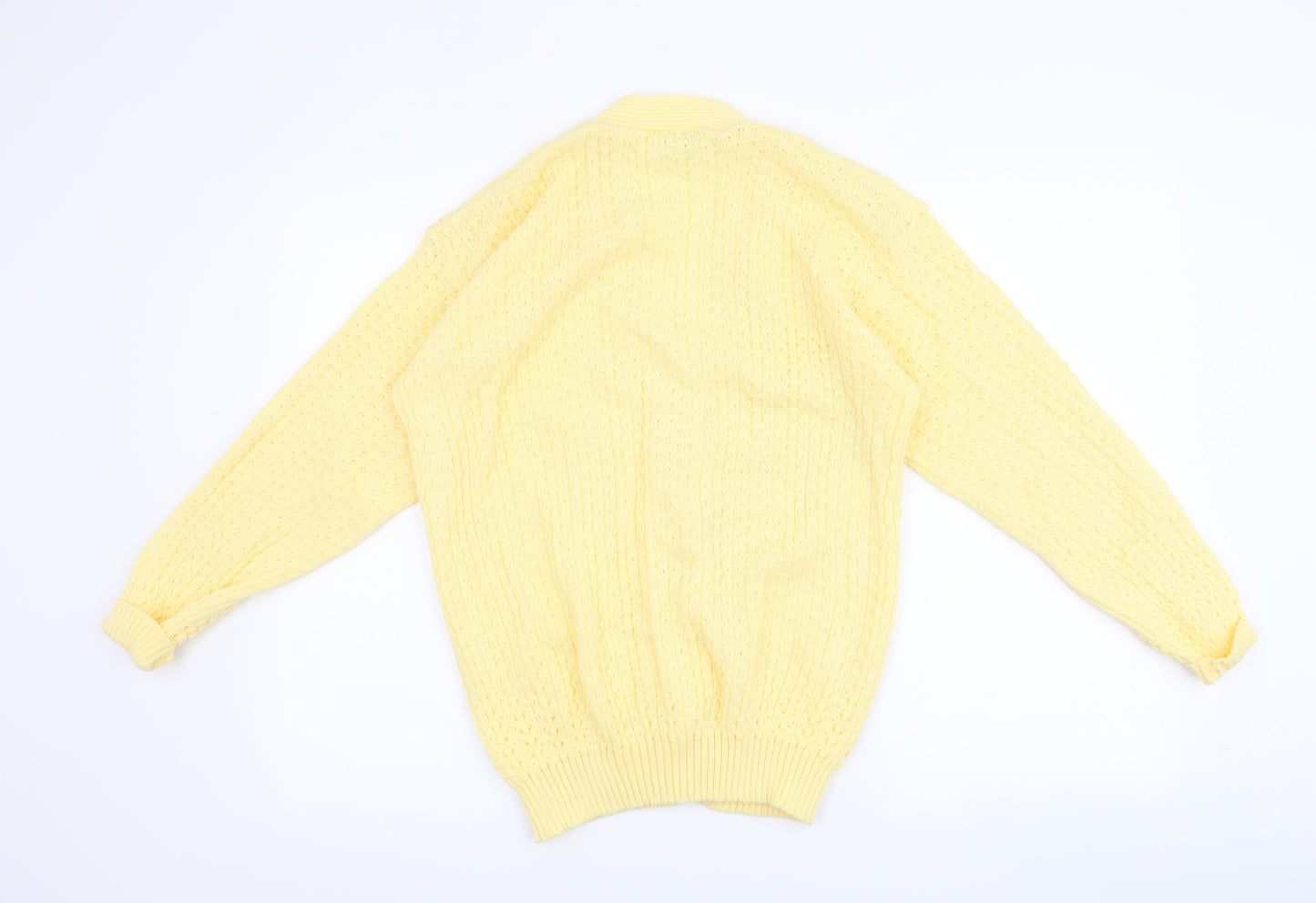 Preworn Womens Yellow   Cardigan Jumper Size S