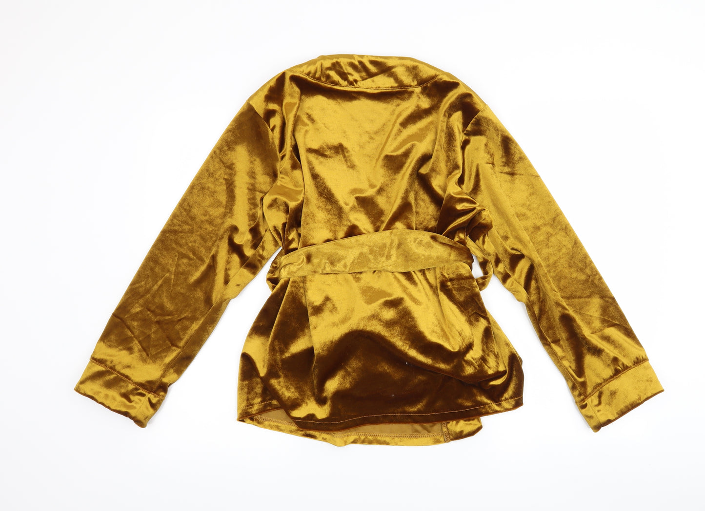 New Look Womens Gold   Cardigan Jumper Size S
